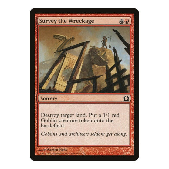 Survey the Wreckage Return to Ravnica (RTR) - (, Lightly Played)