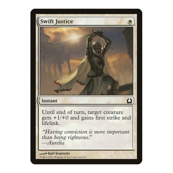 Swift Justice Return to Ravnica (RTR) - (, Moderately Played)