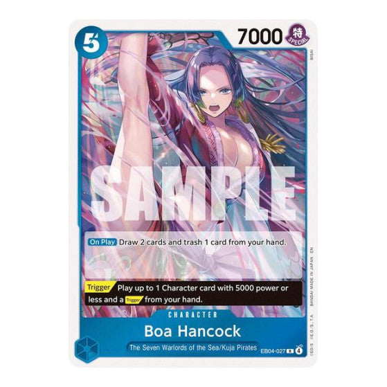 Boa Hancock - EB04-027 The Azure Sea's Seven (OP14-EB04) - (Foil, Near Mint)