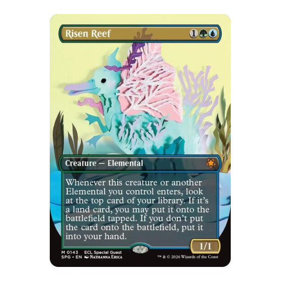 Risen Reef (Borderless) Special Guests (SPG) - (, Near Mint)
