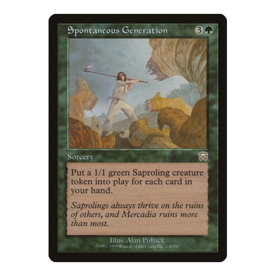 Spontaneous Generation Mercadian Masques (MMQ) - (, Moderately Played)