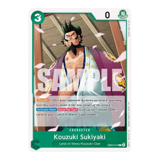 Kouzuki Sukiyaki The Azure Sea's Seven (OP14-EB04) - (, Near Mint)