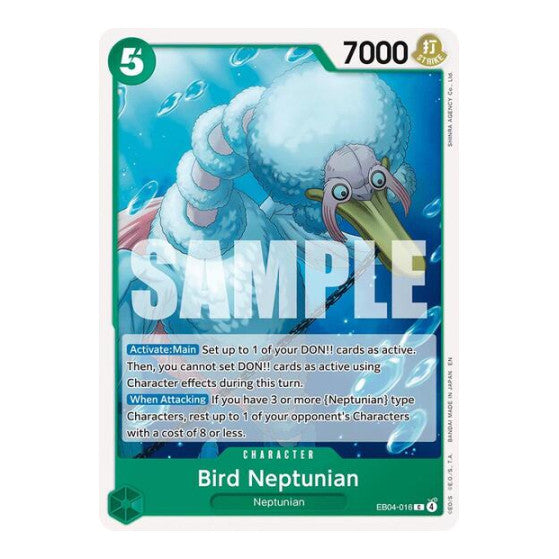 Bird Neptunian The Azure Sea's Seven (OP14-EB04) - (, Near Mint)