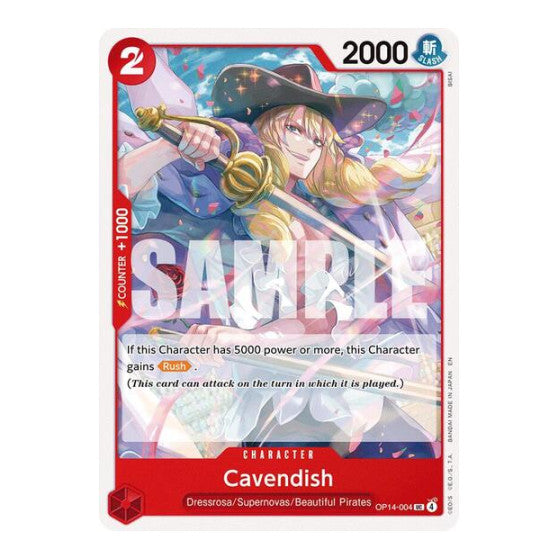 Cavendish The Azure Sea's Seven (OP14-EB04) - (, Near Mint)