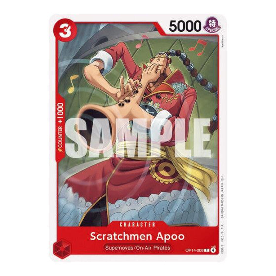 Scratchmen Apoo The Azure Sea's Seven (OP14-EB04) - (, Near Mint)