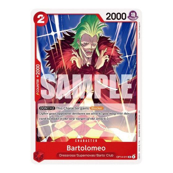 Bartolomeo The Azure Sea's Seven (OP14-EB04) - (, Near Mint)