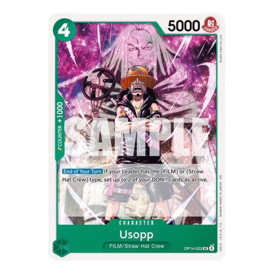 Usopp The Azure Sea's Seven (OP14-EB04) - (, Near Mint)