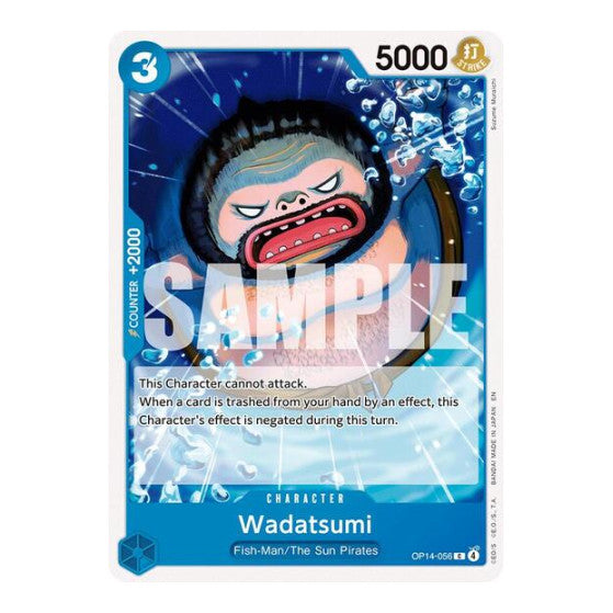 Wadatsumi The Azure Sea's Seven (OP14-EB04) - (, Near Mint)