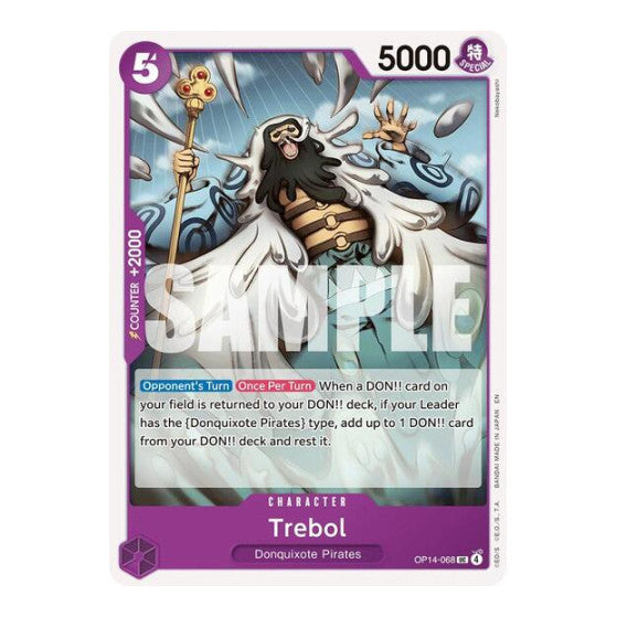 Trebol The Azure Sea's Seven (OP14-EB04) - (, Near Mint)