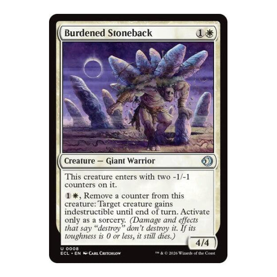 Burdened Stoneback Lorwyn Eclipsed (ECL)