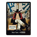 DON!! Card (Dracule Mihawk) The Azure Sea's Seven (OP14-EB04) - (Foil, Near Mint)