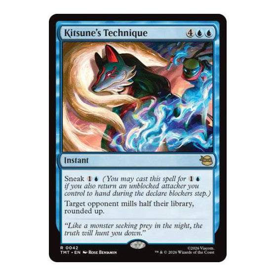 Kitsune's Technique Teenage Mutant Ninja Turtles (TMT) - (Foil, Lightly Played)