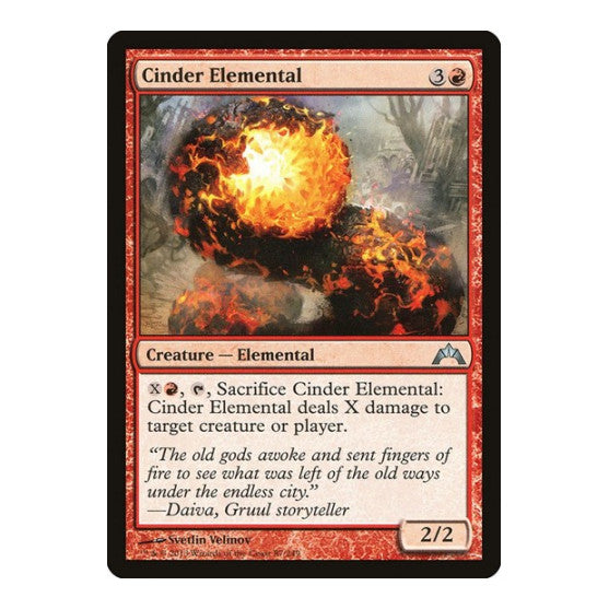 Cinder Elemental Gatecrash (GTC) - (, Moderately Played)