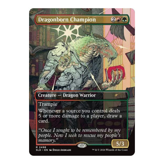 Dragonborn Champion Secret Lair Drop Series (SLD) - (Foil, Near Mint)