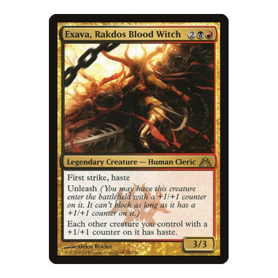 Exava Rakdos Blood Witch Dragon's Maze (DGM) - (Foil, Moderately Played)
