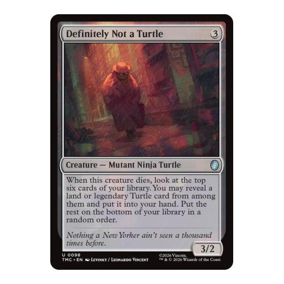 Definitely Not a Turtle Commander: Teenage Mutant Ninja Turtles (TMC) - (, Near Mint)