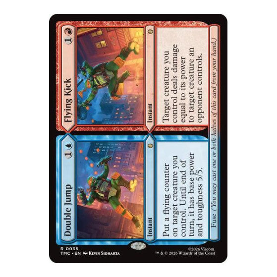 Double Jump // Flying Kick Commander: Teenage Mutant Ninja Turtles (TMC) - (, Near Mint)