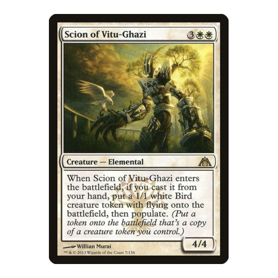 Scion of Vitu Ghazi Dragon's Maze (DGM) - (, Moderately Played)
