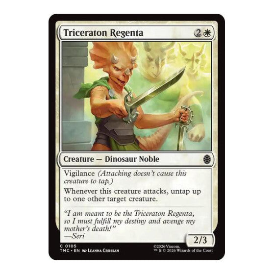 Triceraton Regenta Commander: Teenage Mutant Ninja Turtles (TMC) - (, Near Mint)