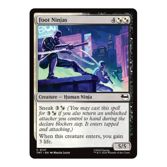Foot Ninjas Teenage Mutant Ninja Turtles (TMT)