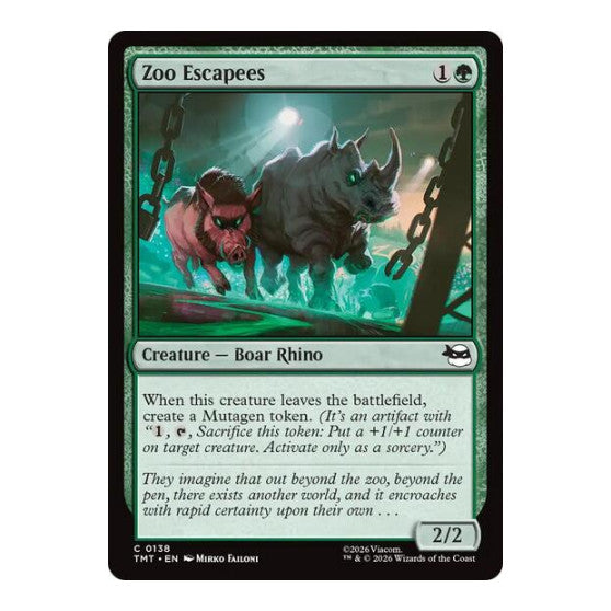 Zoo Escapees Teenage Mutant Ninja Turtles (TMT)