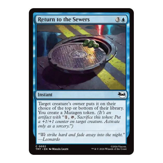 Return to the Sewers Teenage Mutant Ninja Turtles (TMT)