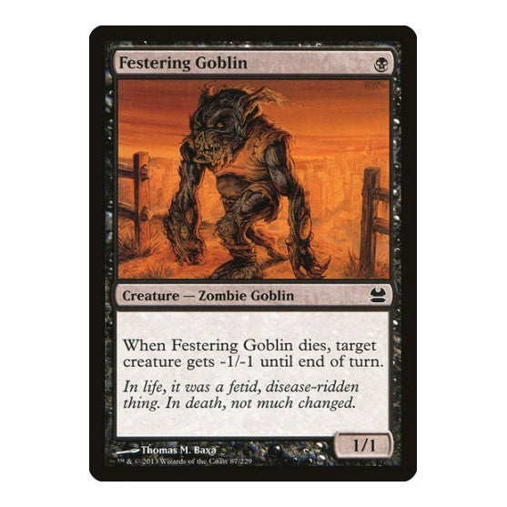 Festering Goblin Modern Masters (MMA) - (, Near Mint)