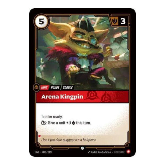 Arena Kingpin Unleashed (UNL) - (Foil, Near Mint)