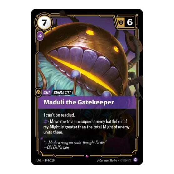 Maduli the Gatekeeper Unleashed (UNL) - (Foil, Near Mint)