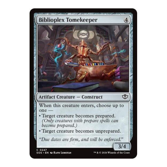 Biblioplex Tomekeeper Secrets of Strixhaven (SOS)