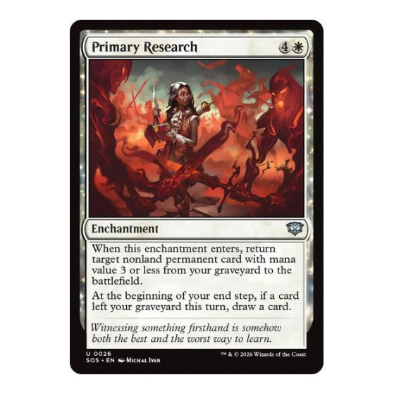 Primary Research Secrets of Strixhaven (SOS)