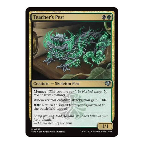 Teachers Pest Secrets of Strixhaven (SOS) - (, Near Mint)