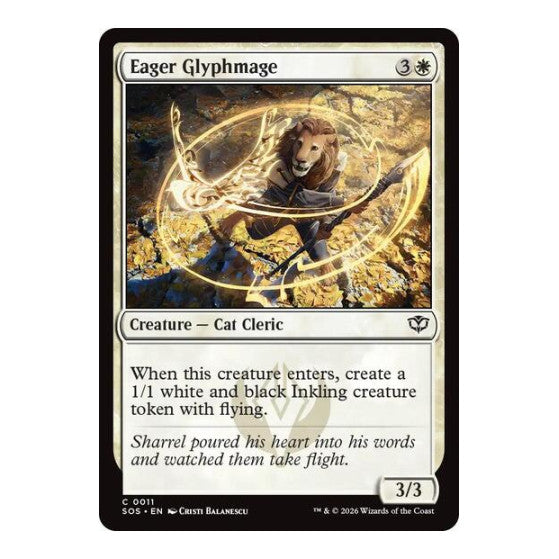 Eager Glyphmage Secrets of Strixhaven (SOS)