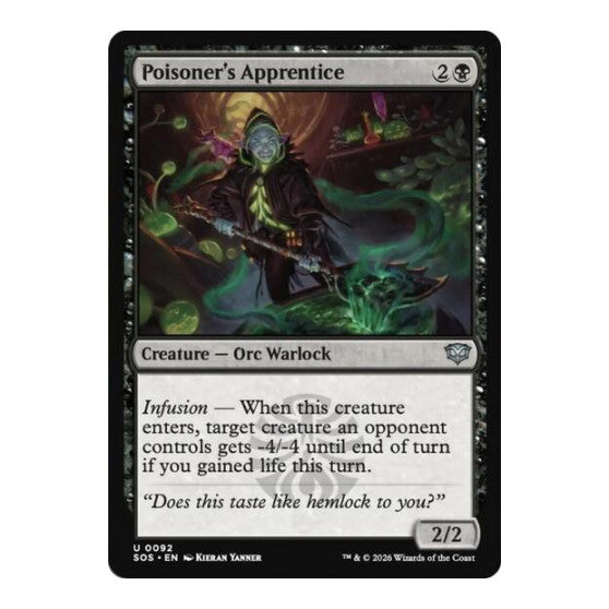 Poisoners Apprentice Secrets of Strixhaven (SOS) - (, Near Mint)