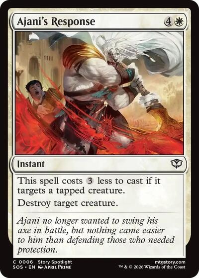 Ajani's Response Secrets of Strixhaven (SOS) - (#6, Common)