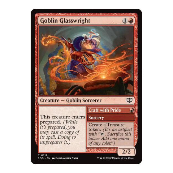 Goblin Glasswright Secrets of Strixhaven (SOS)