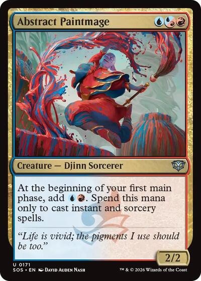 Abstract Paintmage Secrets of Strixhaven (SOS) - (#171, Uncommon) (, Near Mint)