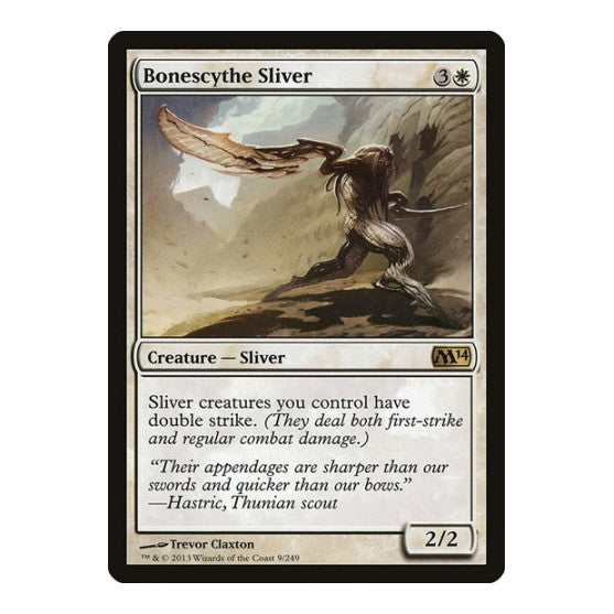 Bonescythe Sliver Magic 2014 (M14) (M14) - (, Lightly Played)