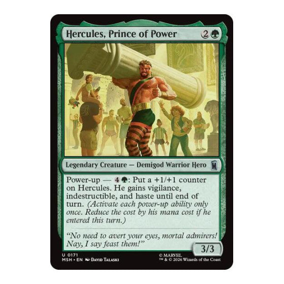 Hercules, Prince of Power Marvel Super Heroes (MSH)