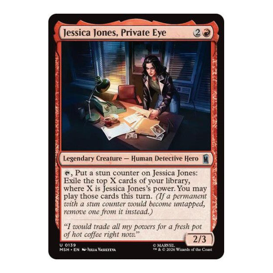Jessica Jones, Private Eye Marvel Super Heroes (MSH)