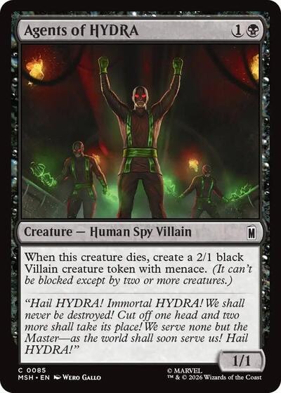 Agents of HYDRA Marvel Super Heroes (MSH) - (#85, Common)