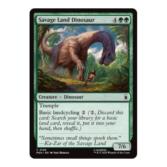 Savage Land Dinosaur Marvel Super Heroes (MSH)