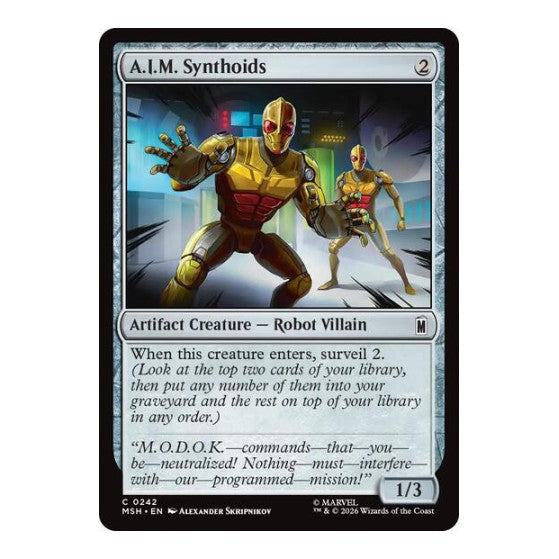 A.I.M. Synthoids Marvel Super Heroes (MSH)