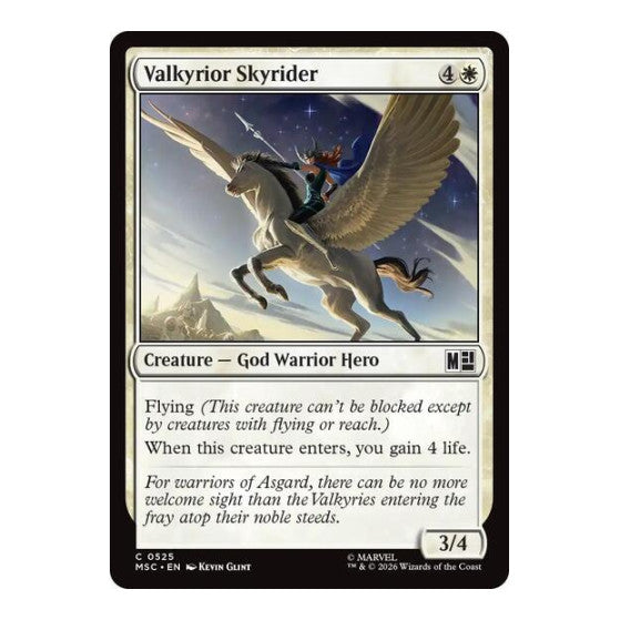 Valkyrior Skyrider Commander: Marvel Super Heroes (MSC) - (, Near Mint)