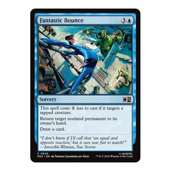 Fantastic Bounce Commander: Marvel Super Heroes (MSC) - (Foil, Near Mint)