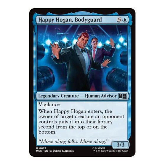 Happy Hogan, Bodyguard Commander: Marvel Super Heroes (MSC) - (Foil, Near Mint)