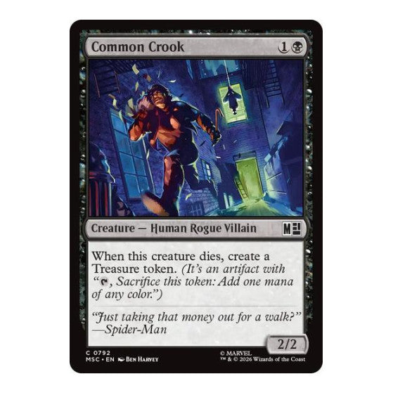 Common Crook Commander: Marvel Super Heroes (MSC) - (Foil, Near Mint)