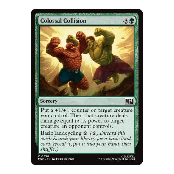 Colossal Collision Commander: Marvel Super Heroes (MSC) - (, Near Mint)