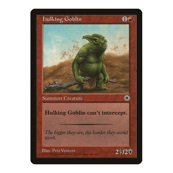 Hulking Goblin Portal (POR) - (, Moderately Played)