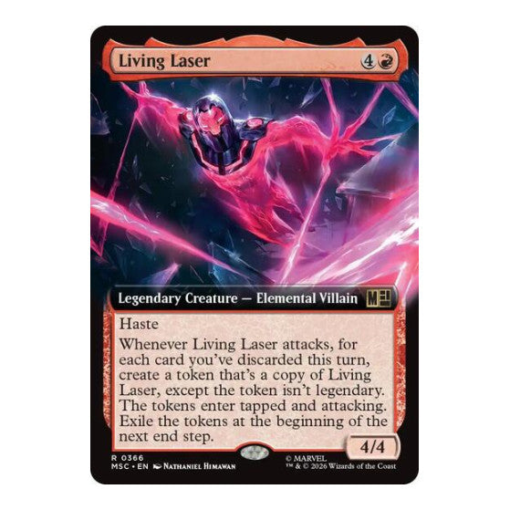 Living Laser (Extended Art) Commander: Marvel Super Heroes (MSC) - (, Near Mint)